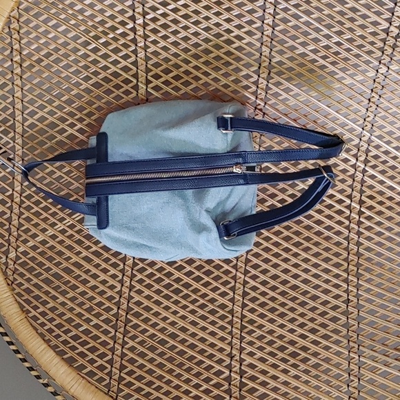 🍁G BY GUESS FUN EMBROIDERED DENIM BACKPACK - Picture 7 of 12